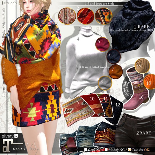 *:..Silvery K..:*KilimStyle(Knit Terracotta)7