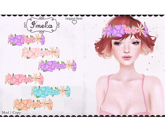 {Imeka} Cutie Flowers Crown