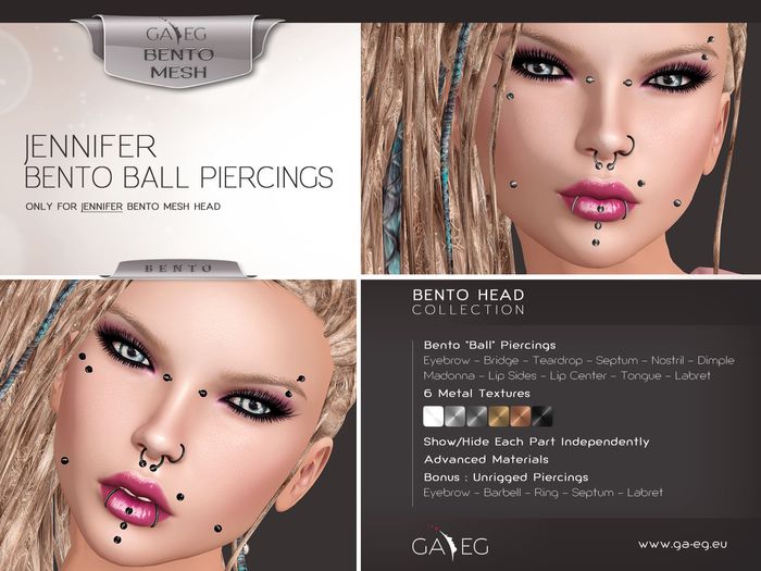 Second Life Marketplace - DISCOUNTED !!! [GA.EG] Jennifer Bento Ball ...