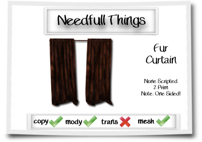 Needfull Things - Fur Curtain