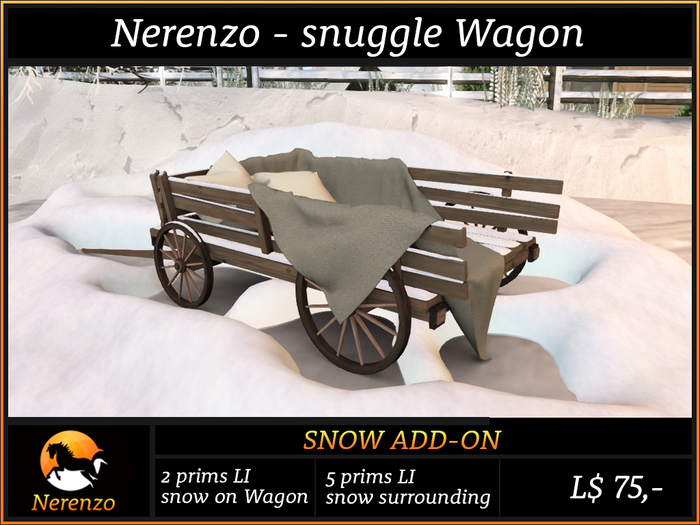 Nerenzo snuggle wagon - snow add-on 