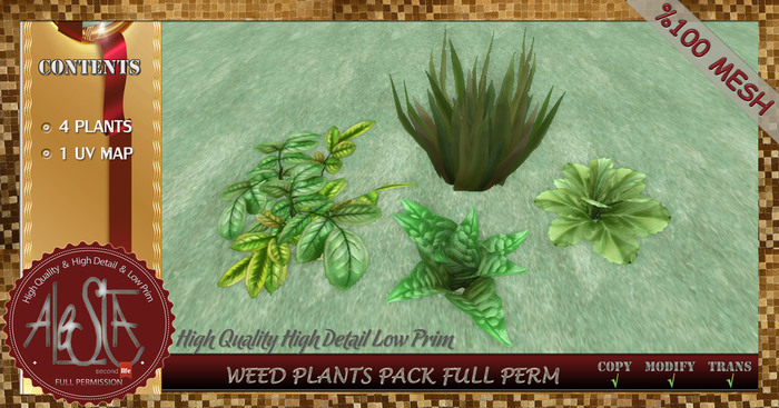 ALESTA << Weed Plants Pack 1 Full Perm