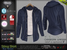 FashionNatic - STING BLUE Single Color