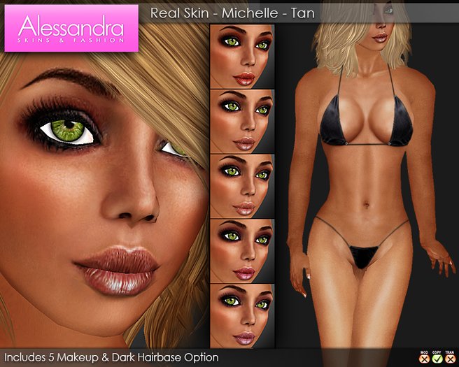 ALESSANDRA - Real Skin - Michelle - TAN (XStreet Pack) 