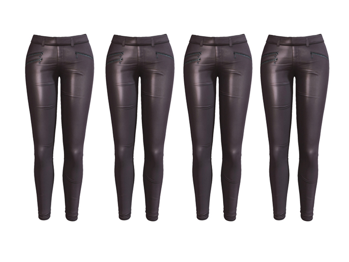 Skinny Leather Pants ROXO