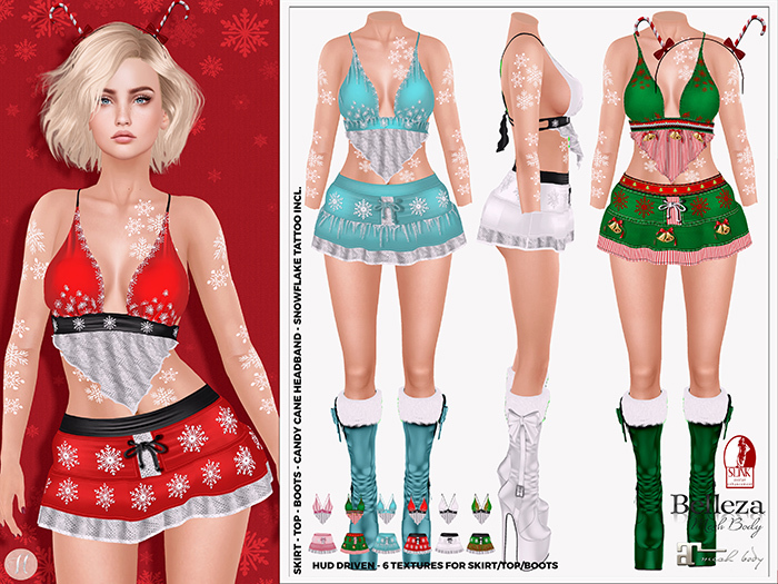 [hh] Eira Snowflake XMAS Outfit