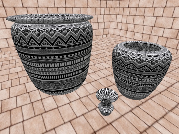 VelvetV Kreations (pottery set) Gray Scale boxed