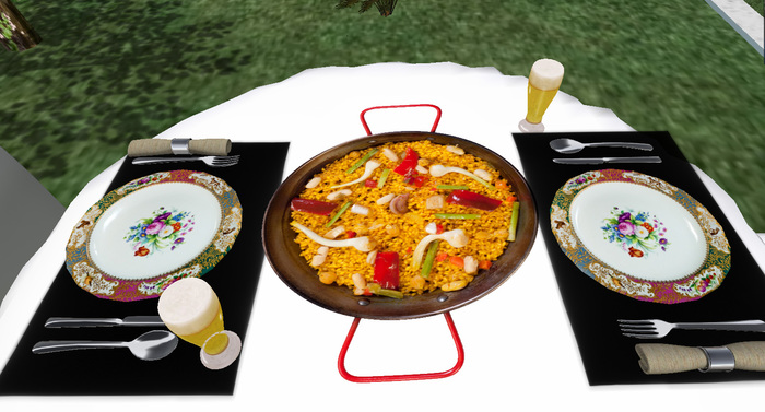 Paella de verduras