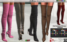 R.F. - Mesh Line - JULIAN HIGH BOOTS with hud textures change 20 colors