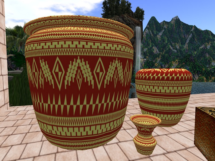 VelvetV Kreations ( Earth light pottery set)boxed