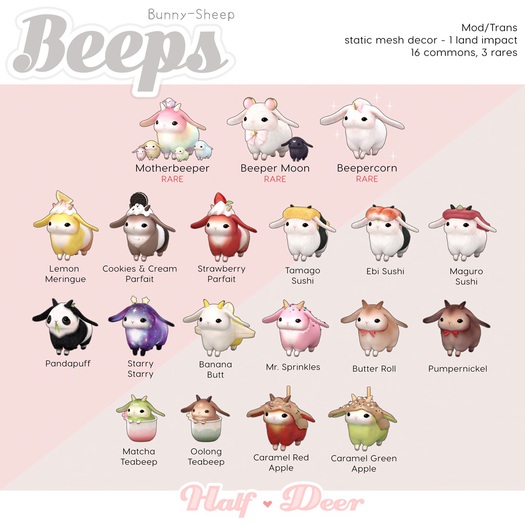 +Half-Deer+ Beep - Caramel Red Apple