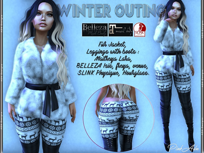 [AdN] DEMO Winter outing (maitreya lara belleza isis freya venus slink physique hourglass)