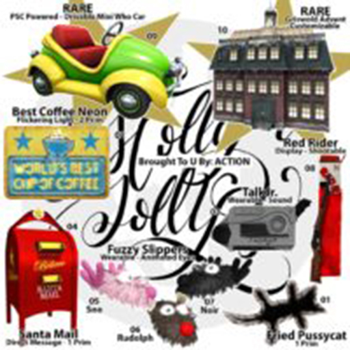 10 Action Holly Jolly - Griswold Advent RARE