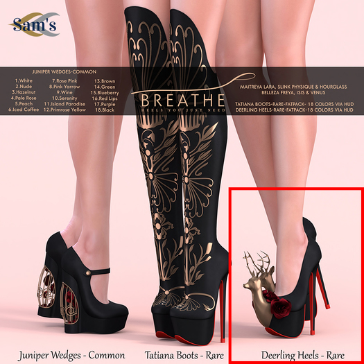 [BREATHE]-Deerling Heels-M.LARA - RARE