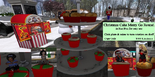 Christmas Cake Merry Go Round