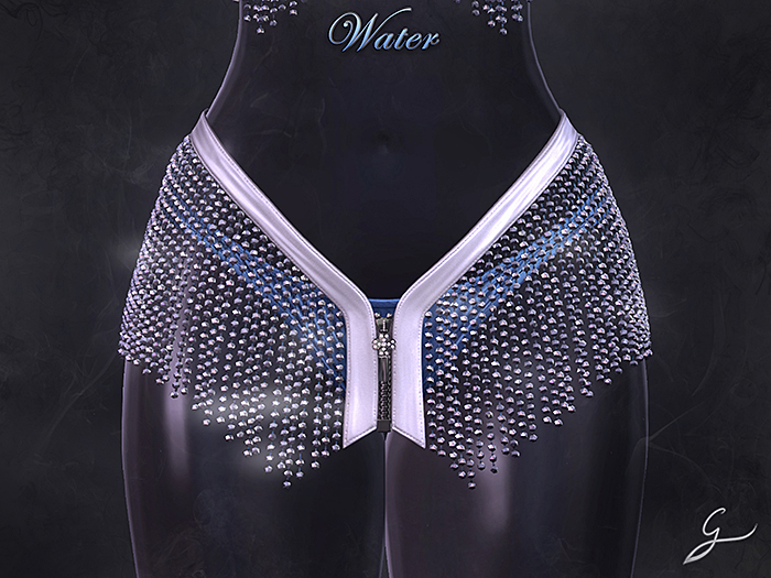 Gulabi [Sitara] Skirt - WATER