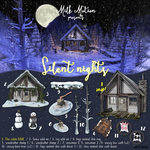 (Milk Motion) Silent nights - snowman 1