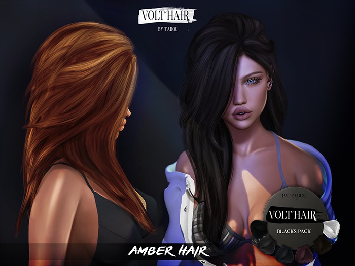 VOLTHAIR- AMBER- Black Pack
