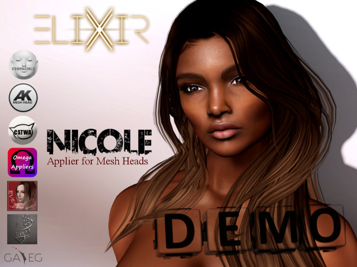 ..ELIXIR.. Nicole Head Applier [Azabache] DEMO