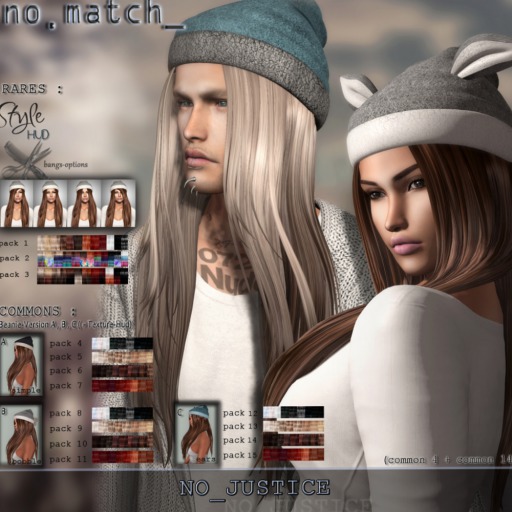 no.match_ ~ NO_JUSTICE ~ UNICORN !, pack 2 , RARE