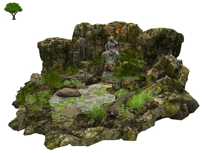 Stone Watcher Pond - Camron - Mesh