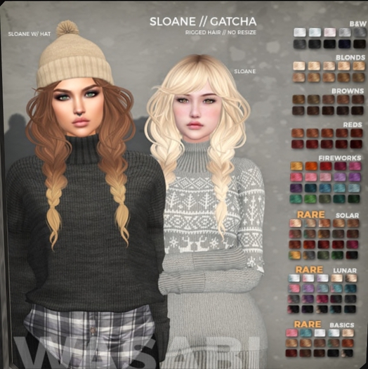 /Wasabi Pills/ Sloane Mesh Hair - Fireworks