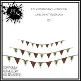 Etc. REINDEER TARTAN BUNTING