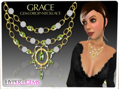 Second Life Marketplace - JCNY - GRACE, Hyper-Gems, Gem-Drop Formal ...