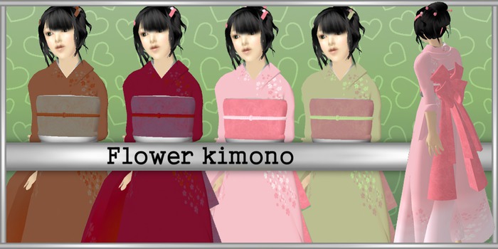 !Mingo! Flower kimono 4 pack