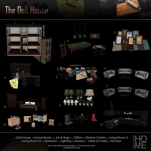 [PM]Pixel Mode -  The Doll House -Art & Rugs