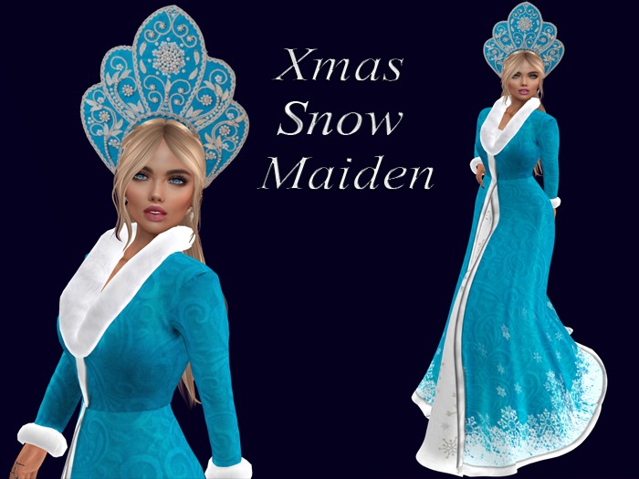 "SL" Xmas Snow Maiden - Blue
