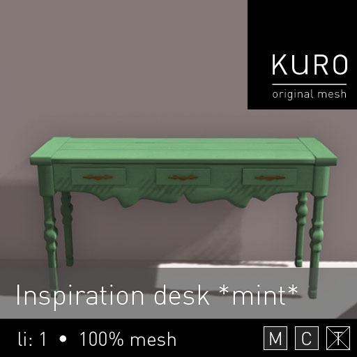 Kuro - Inspiration desk *mint*