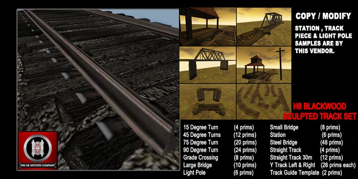H8 Blackwood Track Set