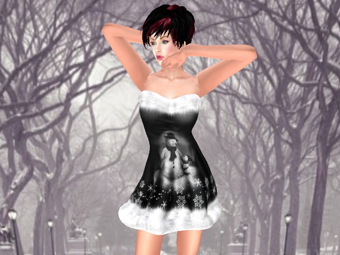 @AdReNaLiZeD@ Rudolph Black Snowman Box