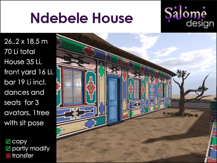 Ndebele House Sales Box