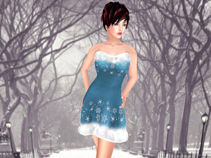 @AdReNaLiZeD@ Rudolph Blue Snowflakes Demo