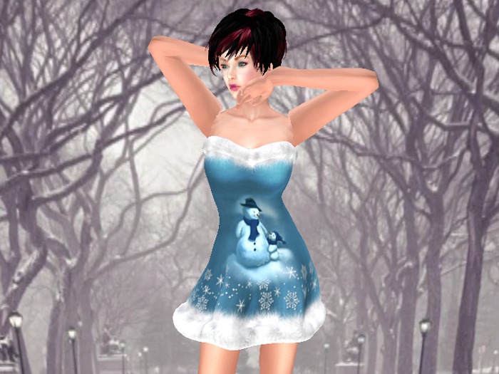 @AdReNaLiZeD@ Rudolph Blue Snowman Box