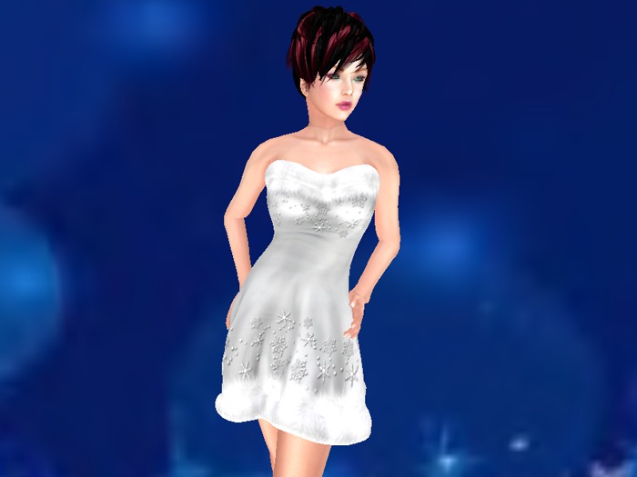 @AdReNaLiZeD@ Rudolph in White Snowflakes