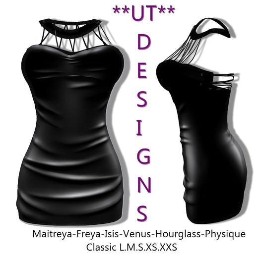 0004749 Mini Tube Dress Black