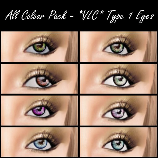 *VLC* Eyes - Type 1 All Colours