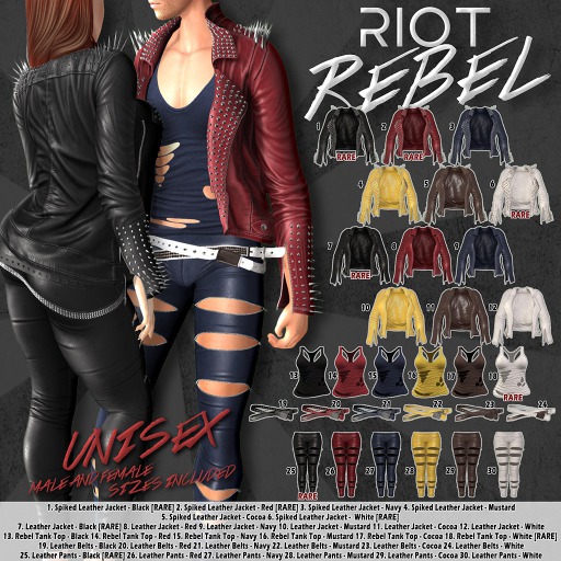 21. RIOT / REBEL Leather Belts - Navy - Gianni