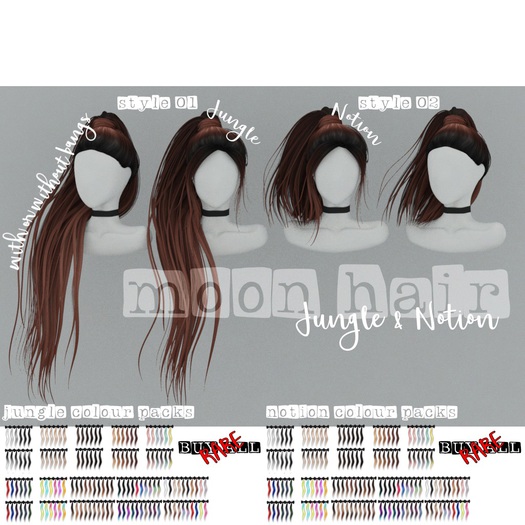 Moon. Hair // - Reds - Notion