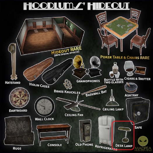 MadPea Hoodlums' Hideout  - Table Lamp