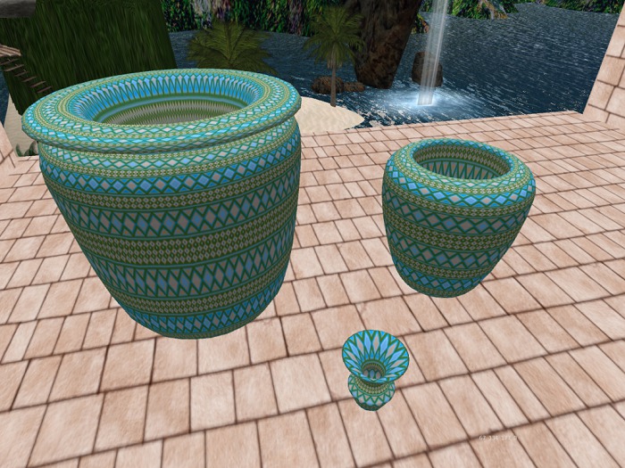 VelvetV Kreations (pottery set) Turquoise trails boxed