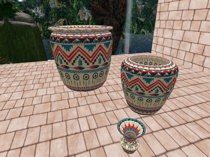 VelvetV Kreations ( Tribal thoughts pottery set)boxed