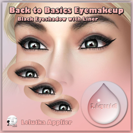 Liquid ~ Back to Basics ~ Lelutka Black Eyeshadow