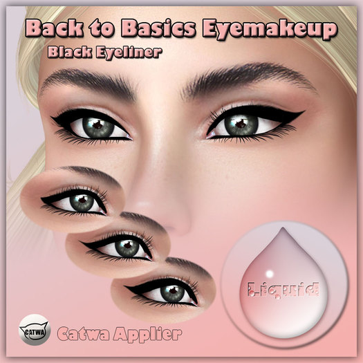 Liquid ~ Back to Basics ~ Catwa Black Eyeliner