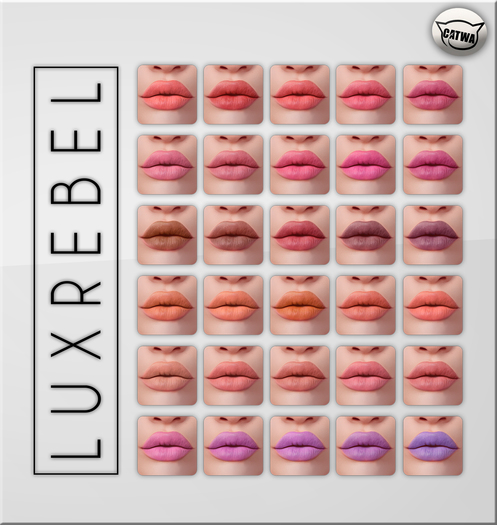 LUXREBEL - Matte Lipstick Pack CATWA