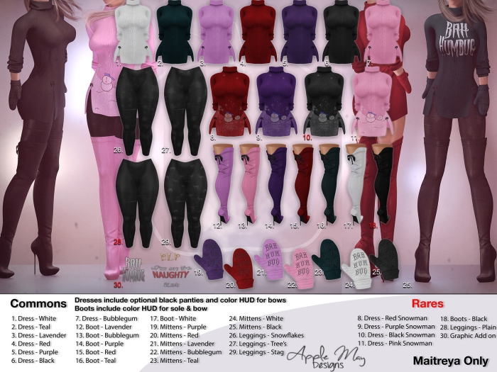 (AMD) Bah-Humbug - Dress - Bubblegum RARE