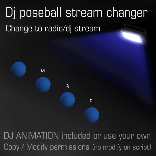 [LSL] Dj Poseball Stream Changer